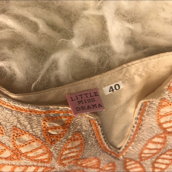 {Vintage} Little Ms Drama Embroid.  Shift Dress - Picture 5 of 6